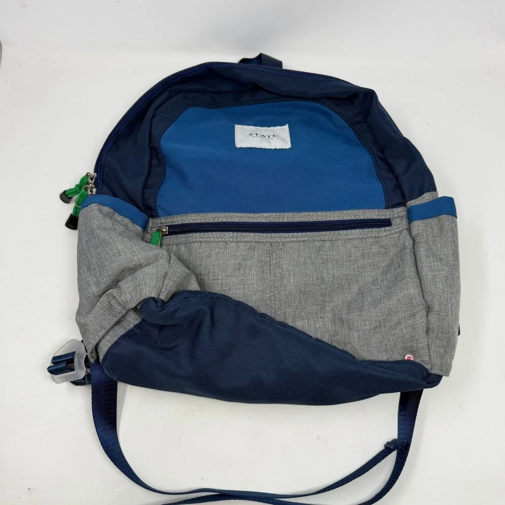 STATE Men's Backpack in Navy, Blue, Gray